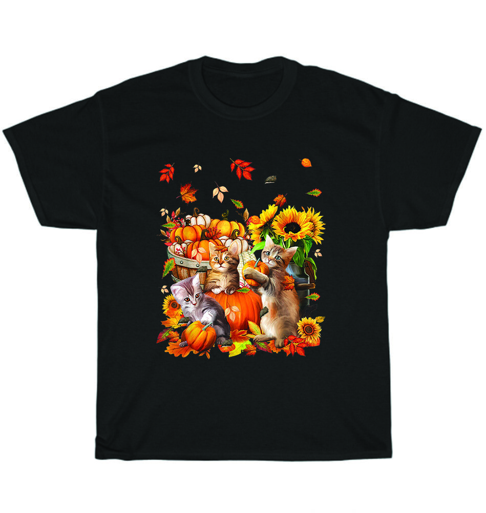 Cats Fall Autumn Pumpkins Thanksgiving Matching Sunflower T-Shirt Unisex Gift S
Cats Fall Autumn Pumpkins Thanksgiving Matching Sunflower T-Shirt Unisex Gift S