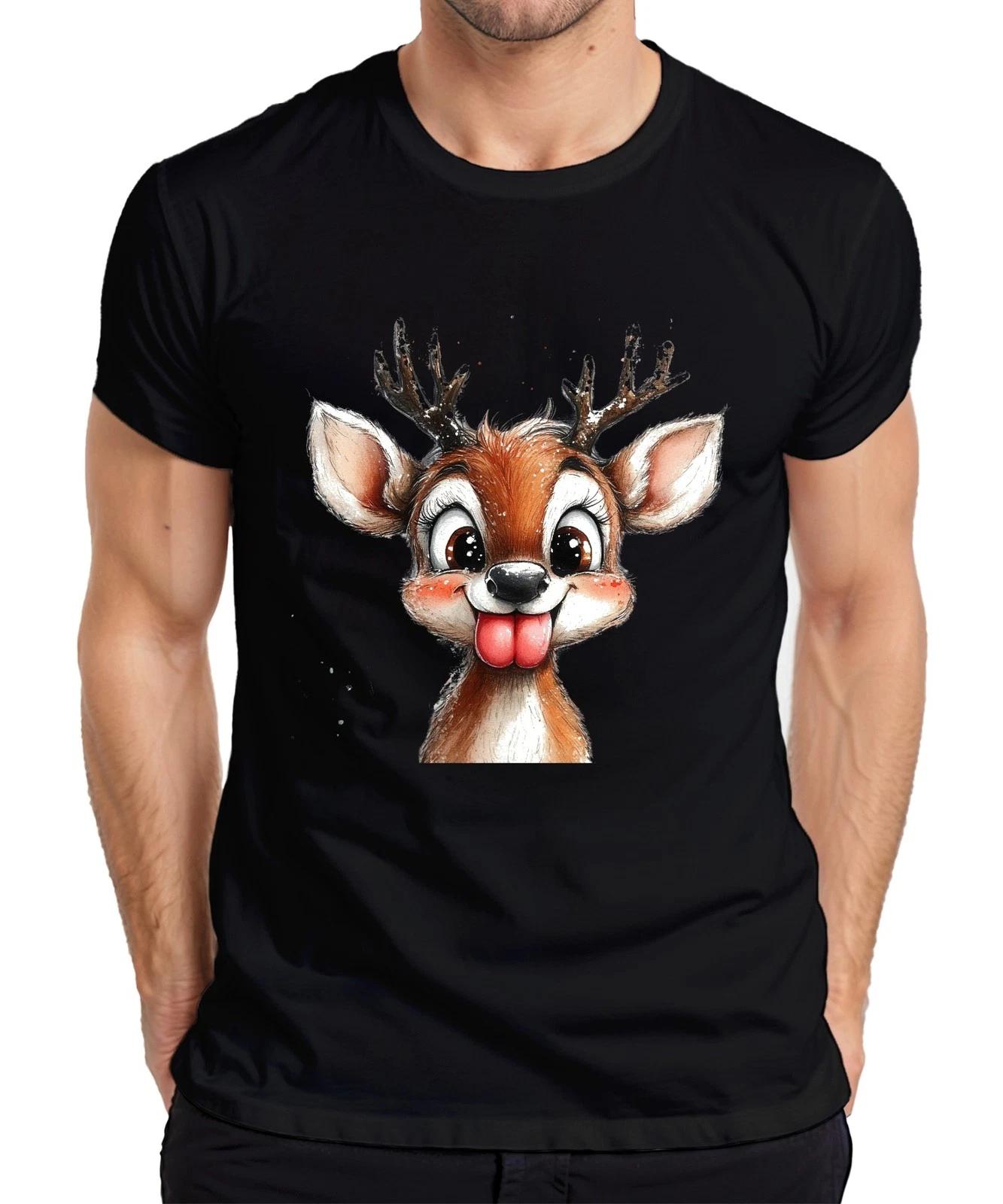 Reindeer Naughty Tongue Out Cute Christmas Kids Retro Mens T-Shirt- M
Reindeer Naughty Tongue Out Cute Christmas Kids Retro Mens T-Shirt- M