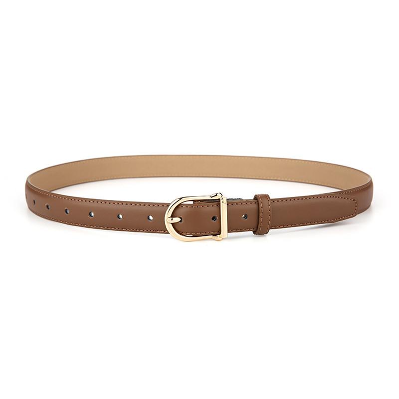 Classic Leather Belt For Men And Women With Dshaped Alloy Buckle Casual Outdoor Accessory Caramel
Classic Leather Belt For Men And Women With Dshaped Alloy Buckle Casual Outdoor Accessory Caramel