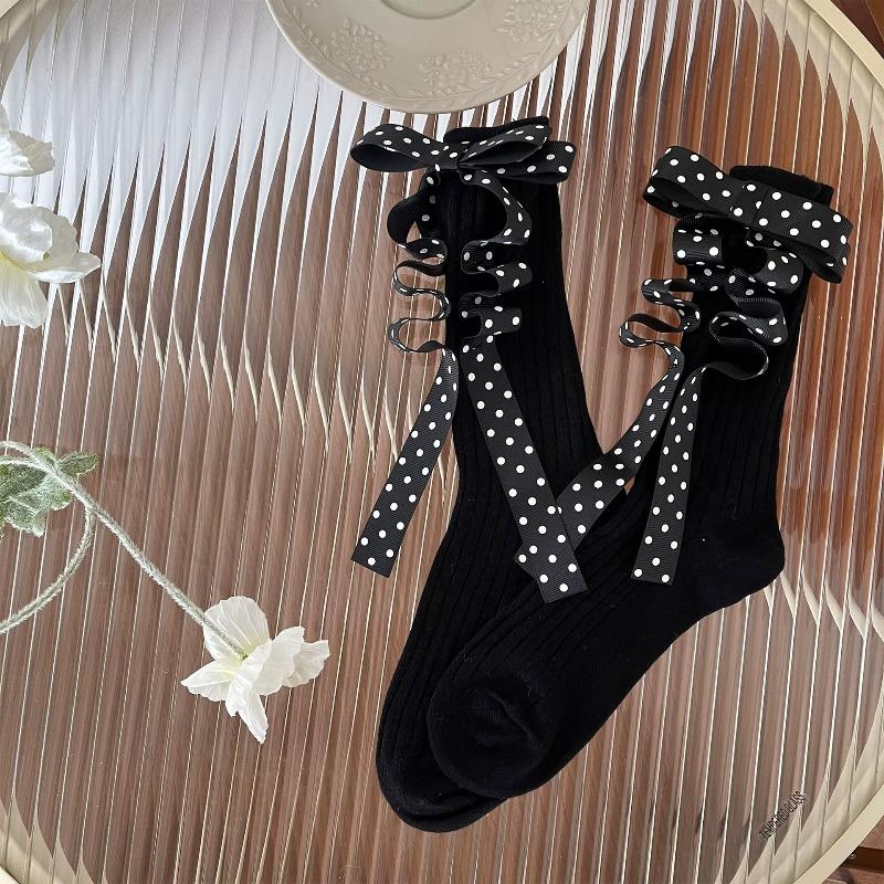 Millennium Hot Girl 3D Wave Dot Ribbon Bow Silk Stockings Thin Fashion Lolita Sweet Girls Stacking Knee Socks Women Y2K Tight One Size
Millennium Hot Girl 3D Wave Dot Ribbon Bow Silk Stockings Thin Fashion Lolita Sweet Girls Stacking Knee Socks Women Y2K Tight One Size