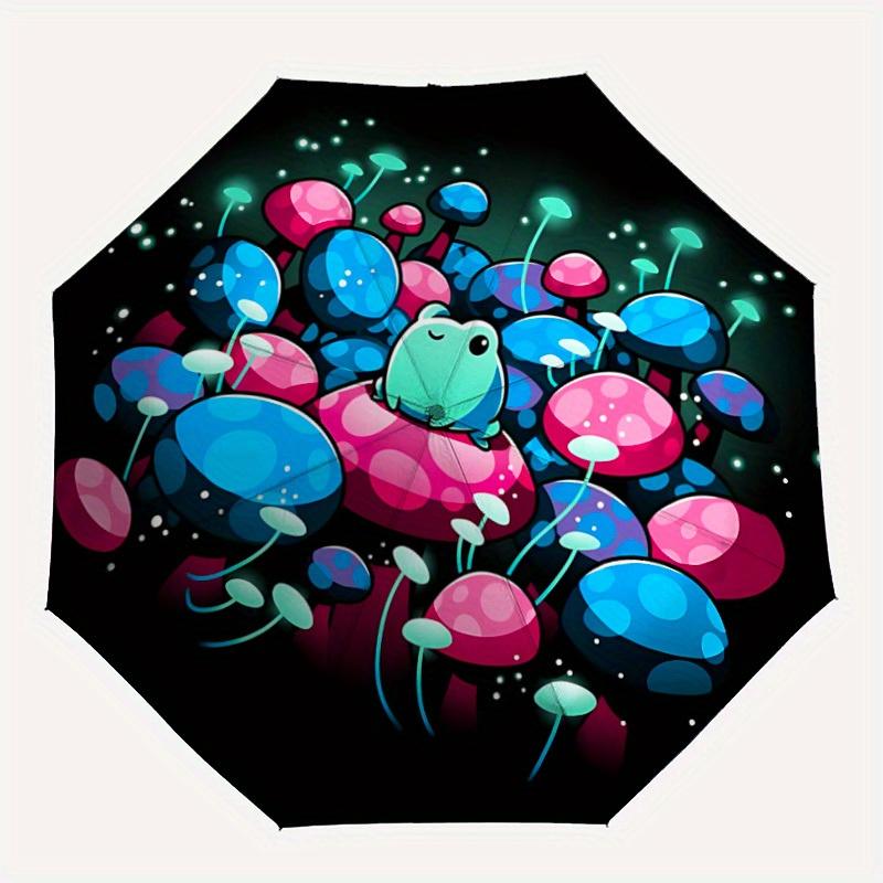 1pc Mushroom Fantasy Automatic Open/Close, Foldable Compact Umbrella with 8-Rib Shaft, Perfect Gift For Men And Women, Casual Style, Vibrant
1pc Mushroom Fantasy Automatic Open/Close, Foldable Compact Umbrella with 8-Rib Shaft, Perfect Gift For Men And Women, Casual Style, Vibrant