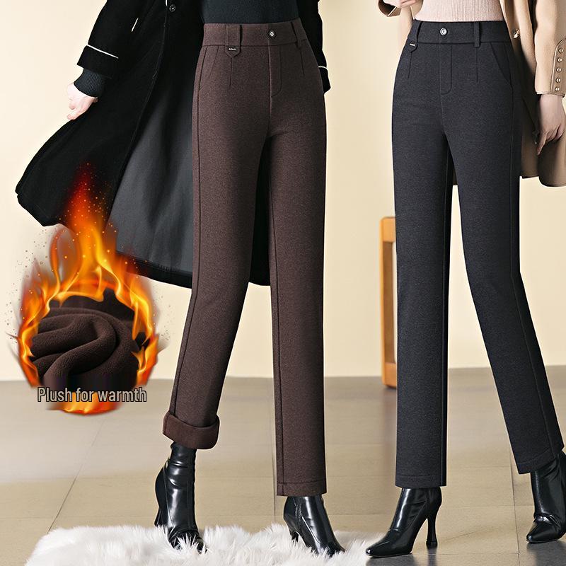 Women s High-Waisted Fleece-Lined Straight-Leg Pants, New for Autumn/Winter 2024, Plus Size Available, Warm Casual Mom Trousers. 4XL кофейный
Women s High-Waisted Fleece-Lined Straight-Leg Pants, New for Autumn/Winter 2024, Plus Size Available, Warm Casual Mom Trousers. 4XL кофейный