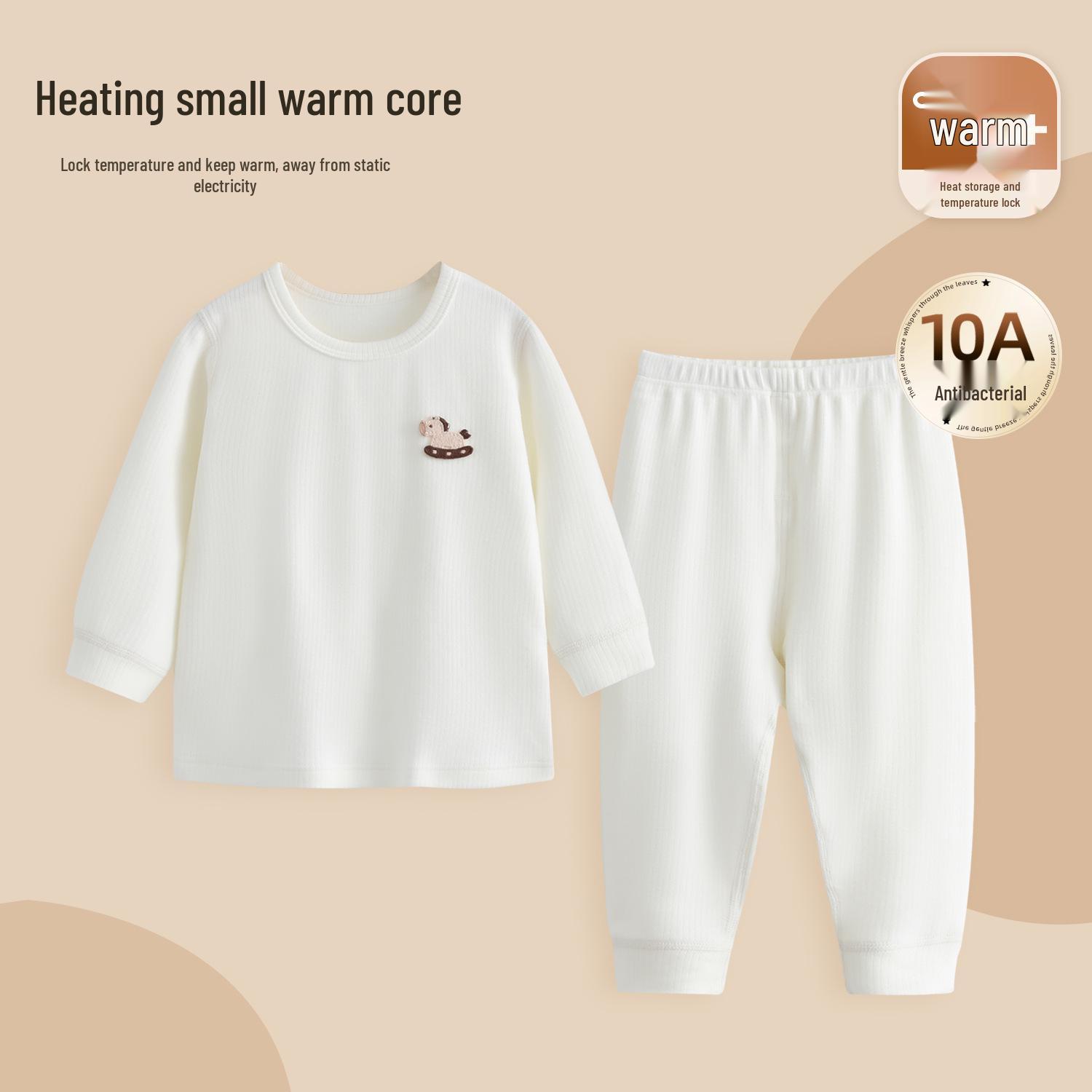 Kids Warm Velvet Long-Sleeve Base Layer Set - Boys & Girls Autumn/Winter Underwear & Pants 110 cm
Kids Warm Velvet Long-Sleeve Base Layer Set - Boys & Girls Autumn/Winter Underwear & Pants 110 cm