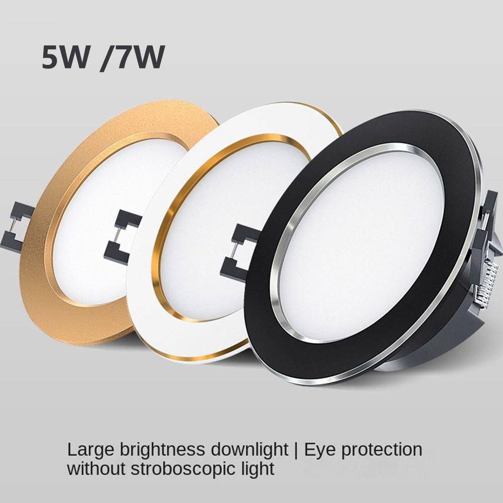 Spot Light LED Downlight Recessed Ceiling Spot Lights Durable Down Lights Living room Black-5W
Spot Light LED Downlight Recessed Ceiling Spot Lights Durable Down Lights Living room Black-5W