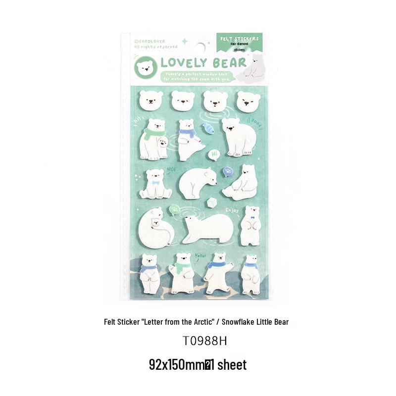 Polar Penguin Plush Sticker - Cute Pet Decoration for Students
Polar Penguin Plush Sticker - Cute Pet Decoration for Students