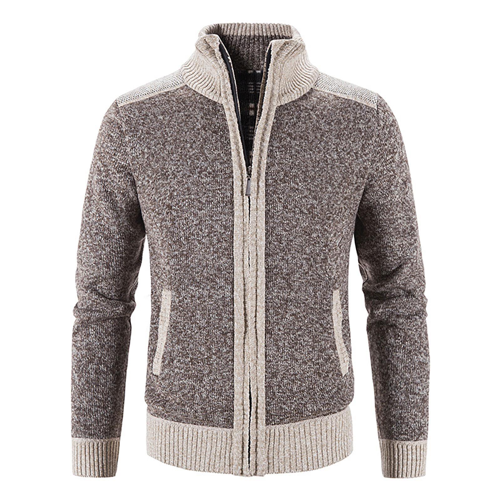 Мужской повседневный зимний свитер на молнии со стойкой, кардиган, топы, свитер, блузка, пальто M кофейный
Мужской повседневный зимний свитер на молнии со стойкой, кардиган, топы, свитер, блузка, пальто M кофейный