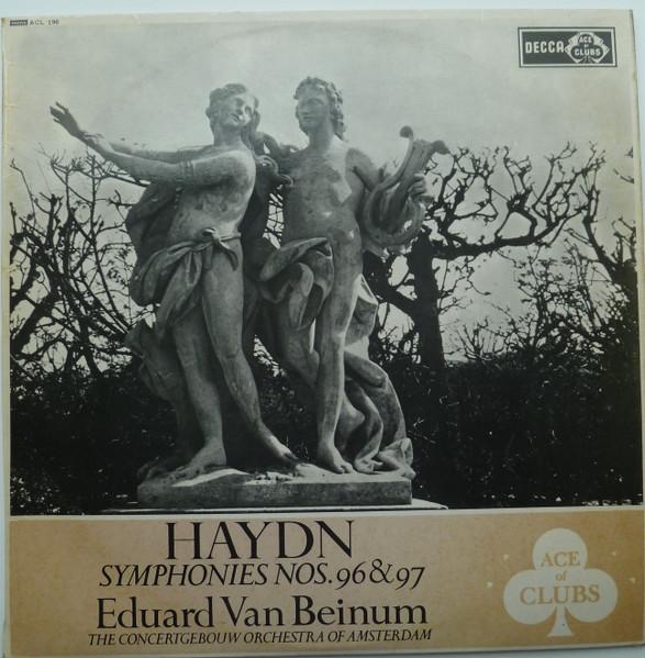 LP Record HAYDN EDUARD VAN BEINUM THE CONC Haydn Symphonies No96 97 ACL196 ACE OF CLUBS UK Classical Used
LP Record HAYDN EDUARD VAN BEINUM THE CONC Haydn Symphonies No96 97 ACL196 ACE OF CLUBS UK Classical Used