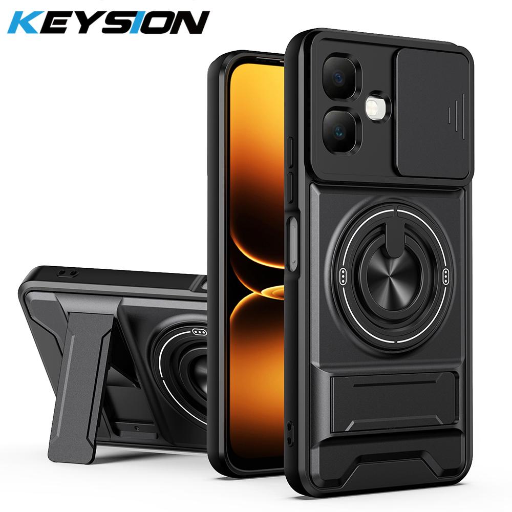 KEYSION Magnetic Phone Case for Infinix Smart 20 Slide Camera Protection Upright Kickstand 360 Ring Shockproof Cover for Smart20 for Smart 20 чёрный
KEYSION Magnetic Phone Case for Infinix Smart 20 Slide Camera Protection Upright Kickstand 360 Ring Shockproof Cover for Smart20 for Smart 20 чёрный