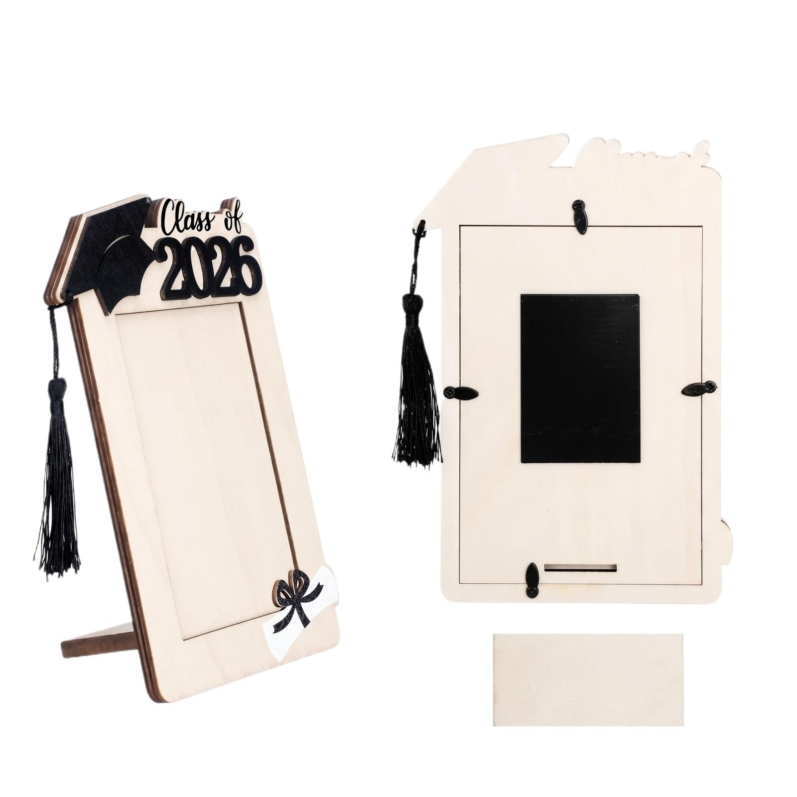 Wooden Graduation Photo Frame Magnetic Decorative Stand Creative Graduation Season Gift Photo Holder for Desk or Refrigerator Display One Size
Wooden Graduation Photo Frame Magnetic Decorative Stand Creative Graduation Season Gift Photo Holder for Desk or Refrigerator Display One Size