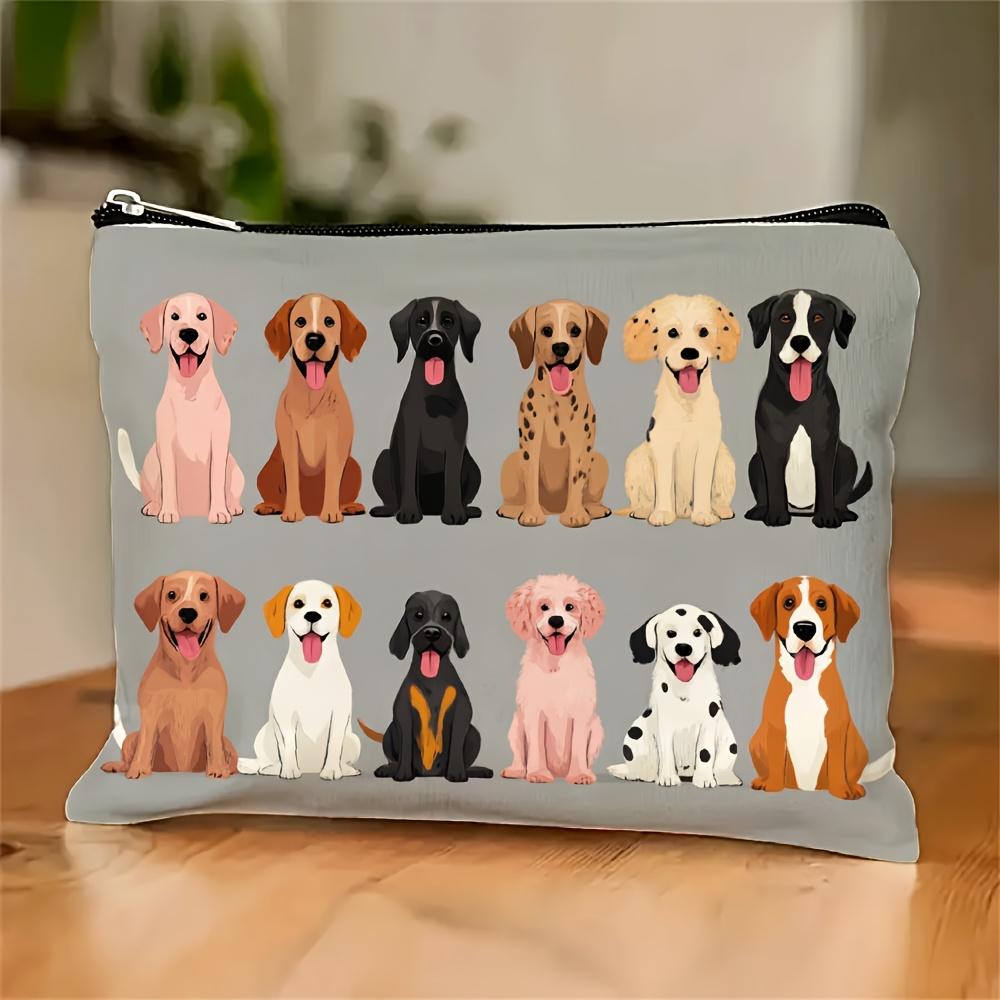 A Cute Dog Print Makeup Bag- Multifunctional Zipper Pouch, Jewelry Storage Bag, Perfect Travel Zipper Small Storage Bag.
A Cute Dog Print Makeup Bag- Multifunctional Zipper Pouch, Jewelry Storage Bag, Perfect Travel Zipper Small Storage Bag.