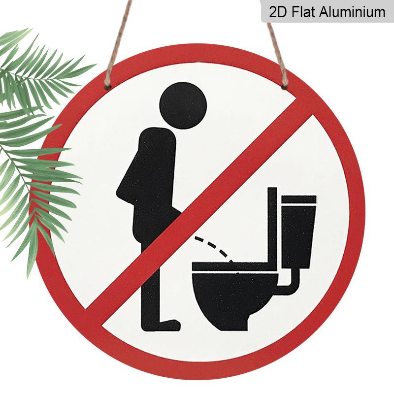 2D Flat, 1pc Round Aluminum Funny Bathroom Sign, No Standing Pee Humorous Metal Wall Art, Waterproof & Durable, Easy to Install, Perfect for 7.87*7.87in
2D Flat, 1pc Round Aluminum Funny Bathroom Sign, No Standing Pee Humorous Metal Wall Art, Waterproof & Durable, Easy to Install, Perfect for 7.87*7.87in
