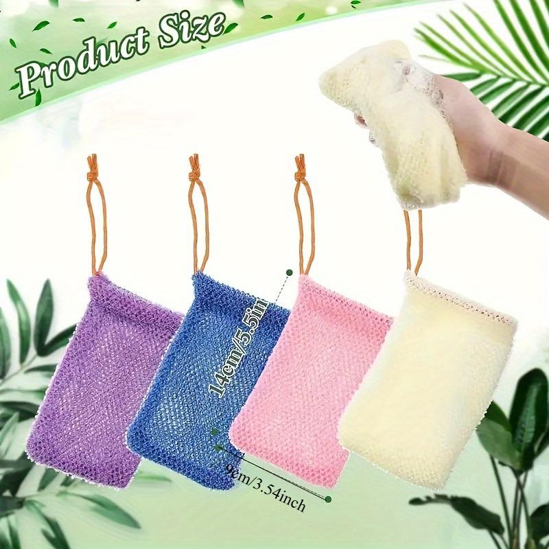 4pcs Exfoliating Mesh Soap Bags - Unscented, Softens Light Beige & Enhances Lather, Drawstring Closure, Pastel Colors
4pcs Exfoliating Mesh Soap Bags - Unscented, Softens Light Beige & Enhances Lather, Drawstring Closure, Pastel Colors