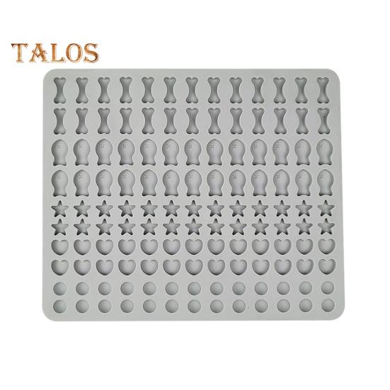 Силиконовая форма для выпечки с 130 сетками, 5 форм в 1 форме для печенья для собак, форма для выпечки без BPA для печенья и лакомств для собак своими руками серебряный серый
Силиконовая форма для выпечки с 130 сетками, 5 форм в 1 форме для печенья для собак, форма для выпечки без BPA для печенья и лакомств для собак своими руками серебряный серый