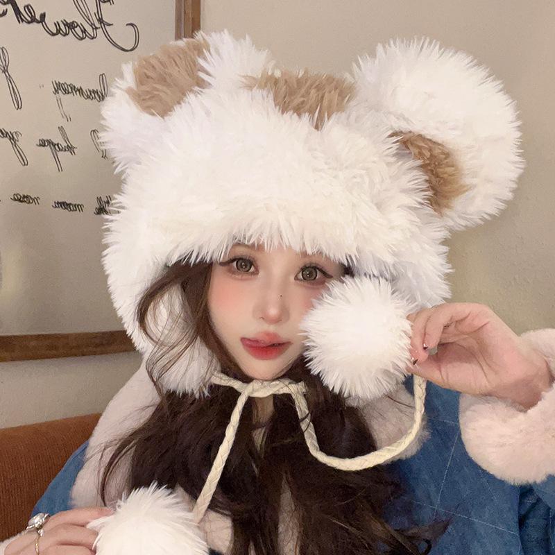 Thickened plush cap High quality winter warm ear protection hat big head circumference face hat M(56-58cm)
Thickened plush cap High quality winter warm ear protection hat big head circumference face hat M(56-58cm)