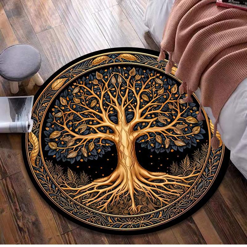 1Pc Viking Tree of Life Circular Print Rug - home decoration Carpet For Living Room Bedroom Flooring Computer Chair Area Rug 80x80cm( 31x31in)
1Pc Viking Tree of Life Circular Print Rug - home decoration Carpet For Living Room Bedroom Flooring Computer Chair Area Rug 80x80cm( 31x31in)