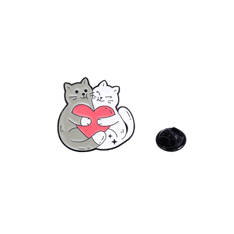 Funny Romantic Animal Couple Design Enamel Brooches Cartoon Penguin Cat Fox Rabbit Lovers Hug Heart Lapel Pins Valentine s Day
Funny Romantic Animal Couple Design Enamel Brooches Cartoon Penguin Cat Fox Rabbit Lovers Hug Heart Lapel Pins Valentine s Day