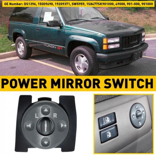 New Power Button Switch Mirror LH For 1995-2000 Chevy GMC Tahoe Astro Series C/K
New Power Button Switch Mirror LH For 1995-2000 Chevy GMC Tahoe Astro Series C/K