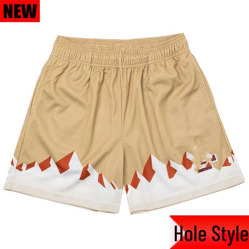Американские мужские спортивные шорты свободного кроя из сетки - Дышащие, Длина выше колена, Повседневная одежда для фитнеса S хаки
Американские мужские спортивные шорты свободного кроя из сетки - Дышащие, Длина выше колена, Повседневная одежда для фитнеса S хаки