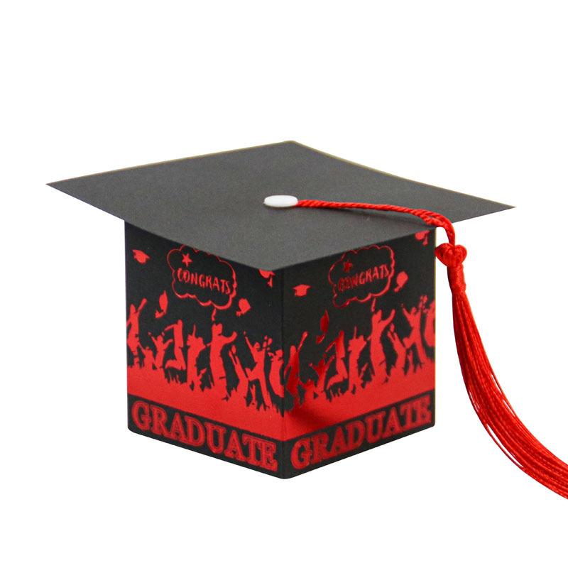Multi-Colored Fringed Academic Hat Graduation Gift Box Graduate Bronzing Doctor Hat, Graduation Party Gift Packaging
Multi-Colored Fringed Academic Hat Graduation Gift Box Graduate Bronzing Doctor Hat, Graduation Party Gift Packaging
