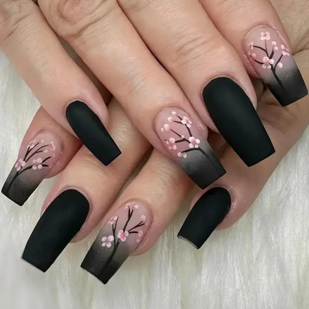 Nail Art 24 Pieces Matte Collection Spice Girl Gradual Change Matte Flowers Long Wear Armor Jelly glue + rubbing strips
Nail Art 24 Pieces Matte Collection Spice Girl Gradual Change Matte Flowers Long Wear Armor Jelly glue + rubbing strips