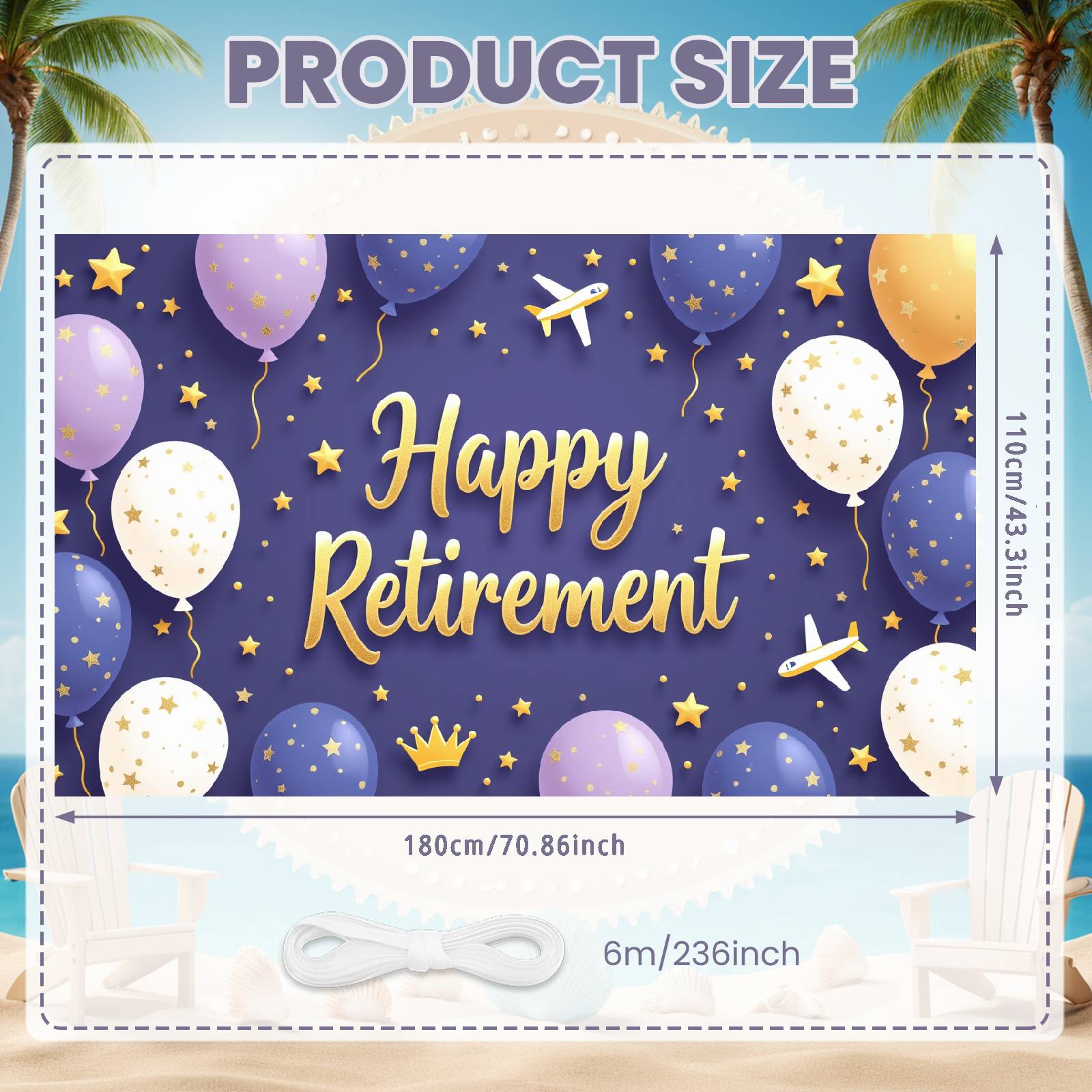 Retirement Celebration Banner Golden Text Retirement Event Display Retirement Party Banner Purple Balloons For Photo Shoot
Retirement Celebration Banner Golden Text Retirement Event Display Retirement Party Banner Purple Balloons For Photo Shoot