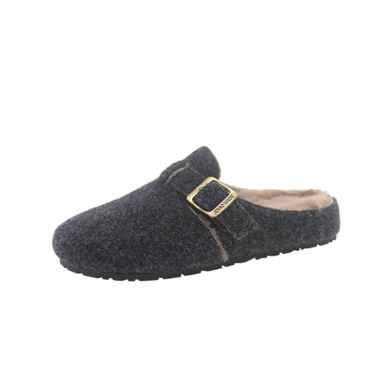 2024 Winter Warm Ladies Flat With Furry Shoes Fashion Buckle Strap Women Mules Fur Slippers Casual Outdoor Indoor Female Slides 40 темно-сірий колір
2024 Winter Warm Ladies Flat With Furry Shoes Fashion Buckle Strap Women Mules Fur Slippers Casual Outdoor Indoor Female Slides 40 темно-сірий колір