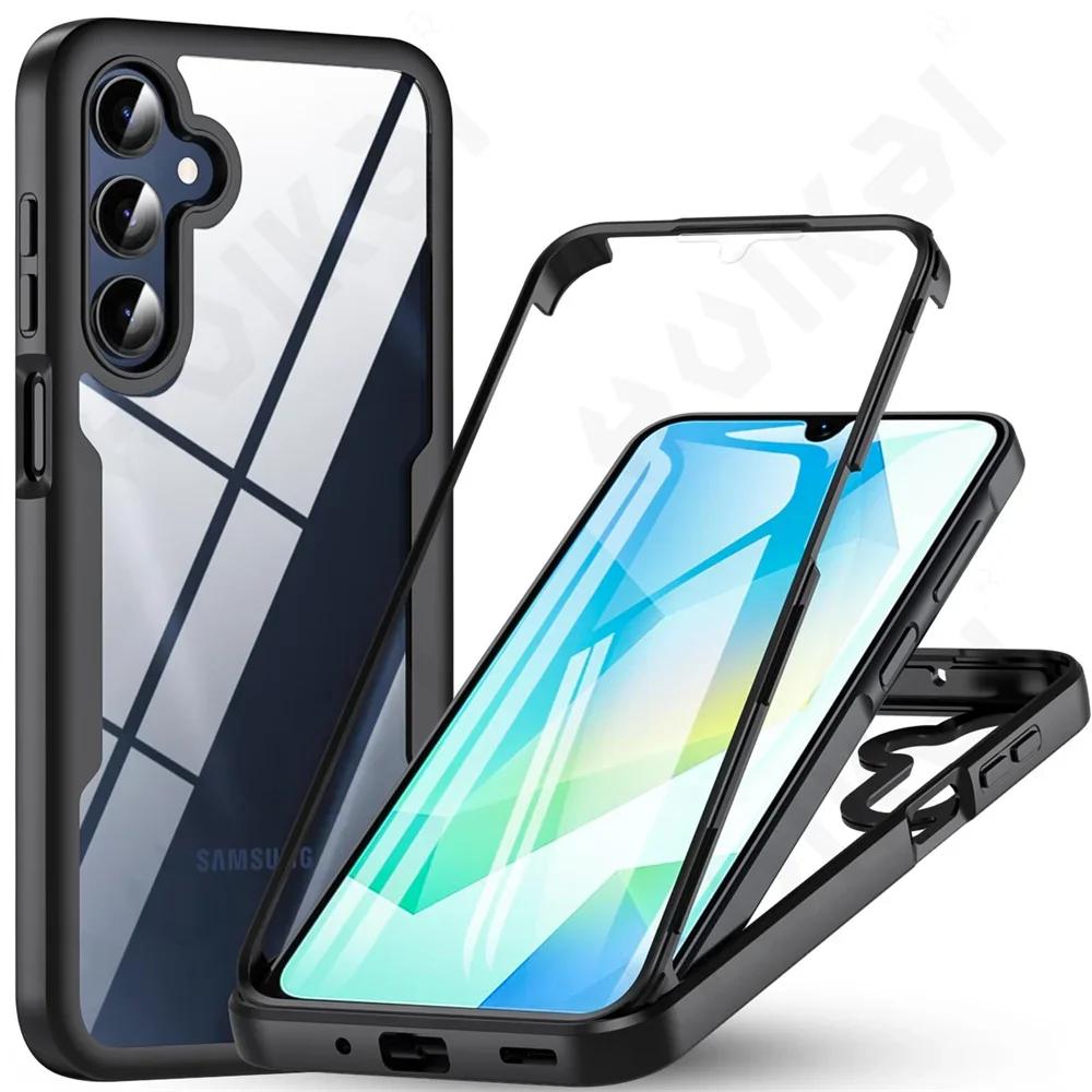 Case For Samsung Galaxy S25 S24 S23 S22 Ultra Plus A55 A35 A16 FE 5G 360 Full Shockproof Silicone Screen Protection Phone Cover Samsung A16 5G чорний
Case For Samsung Galaxy S25 S24 S23 S22 Ultra Plus A55 A35 A16 FE 5G 360 Full Shockproof Silicone Screen Protection Phone Cover Samsung A16 5G чорний