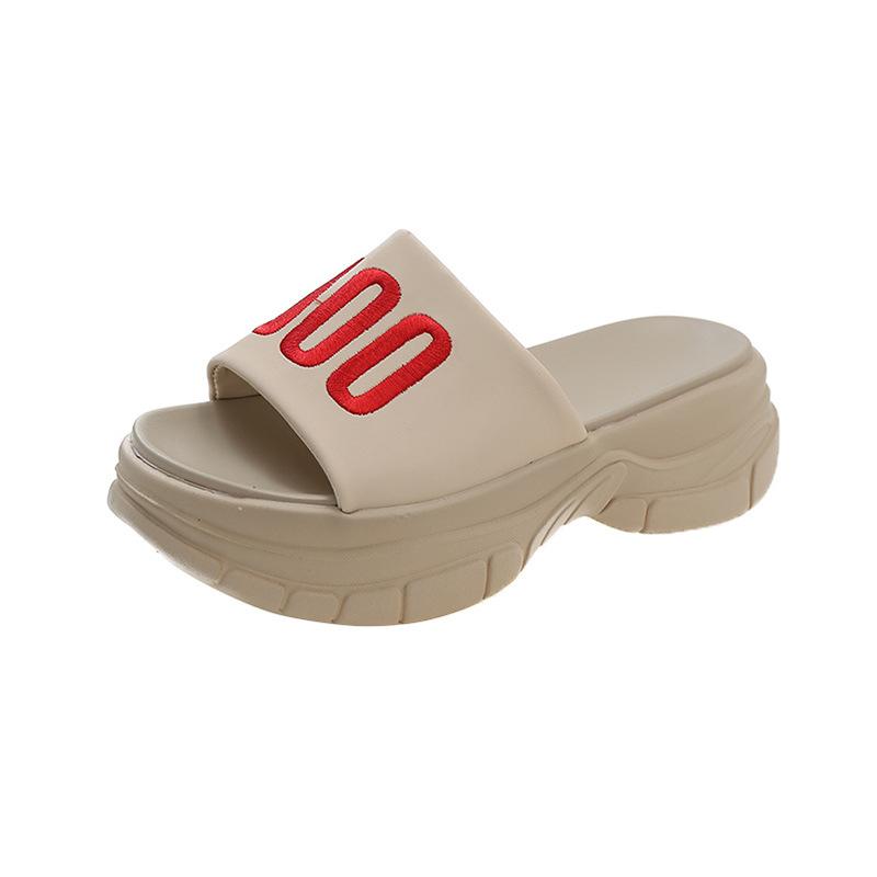 Cool slippers women s outer wear 2024 summer new foreign trade fashion embroidery letter casual muffin thick bottom one-word slippers 40 хакі
Cool slippers women s outer wear 2024 summer new foreign trade fashion embroidery letter casual muffin thick bottom one-word slippers 40 хакі