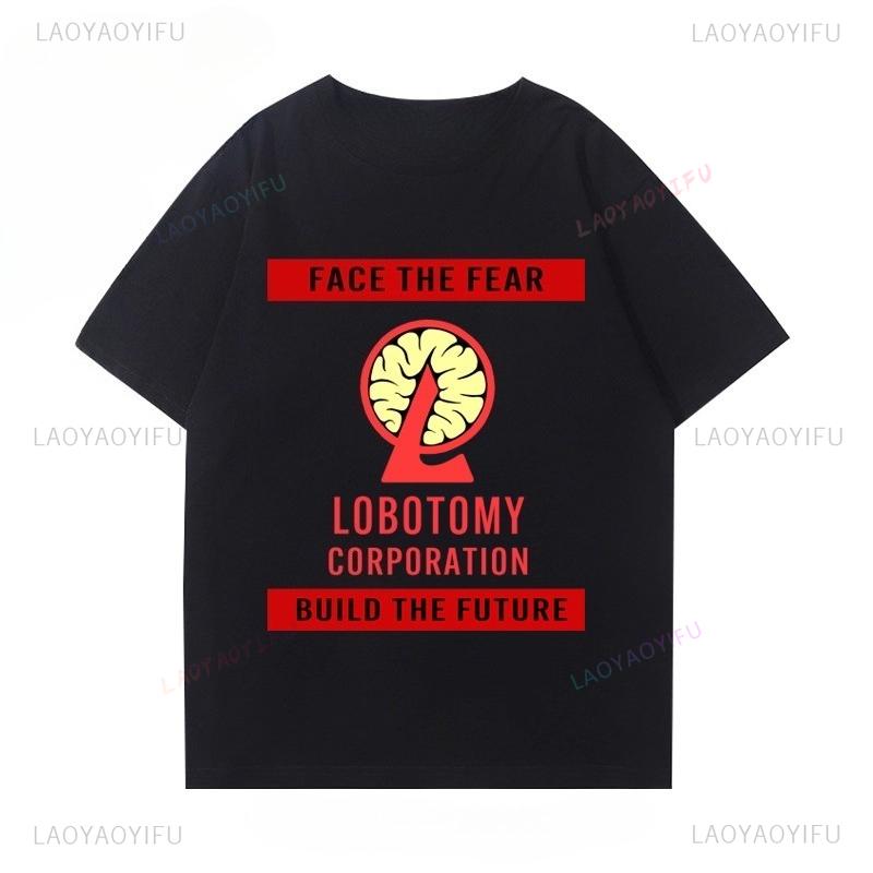 Lobotomy Corporation Game Shirt Face The Fear Build The Future Camiseta Classic Gamer Top Cotton Crewneck Streetwear Printed Tee 5XL різнокольоровий
Lobotomy Corporation Game Shirt Face The Fear Build The Future Camiseta Classic Gamer Top Cotton Crewneck Streetwear Printed Tee 5XL різнокольоровий