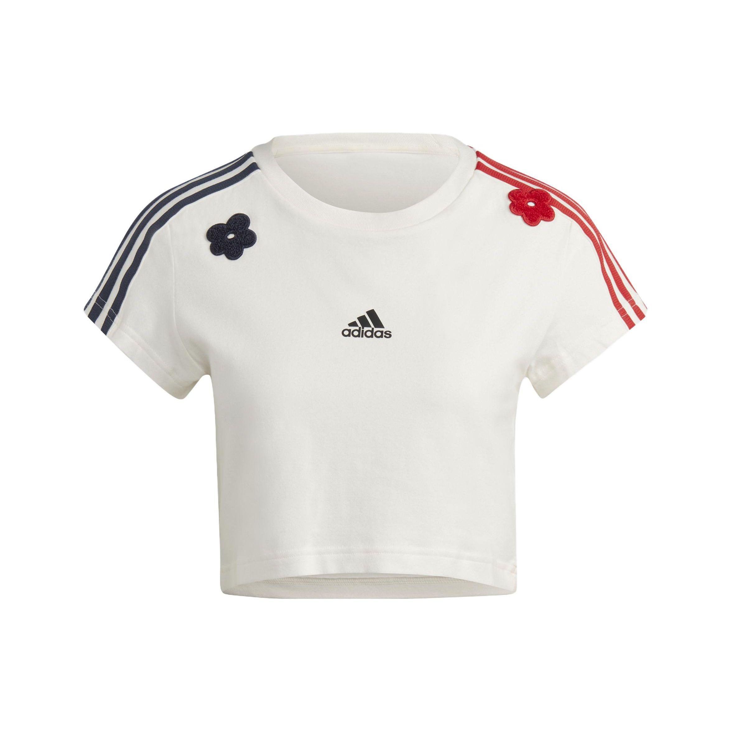 Adidas Logo Полосатый принт с круглым вырезом и короткими рукавами Женские топы Белые IC8698
Adidas Logo Полосатый принт с круглым вырезом и короткими рукавами Женские топы Белые IC8698
