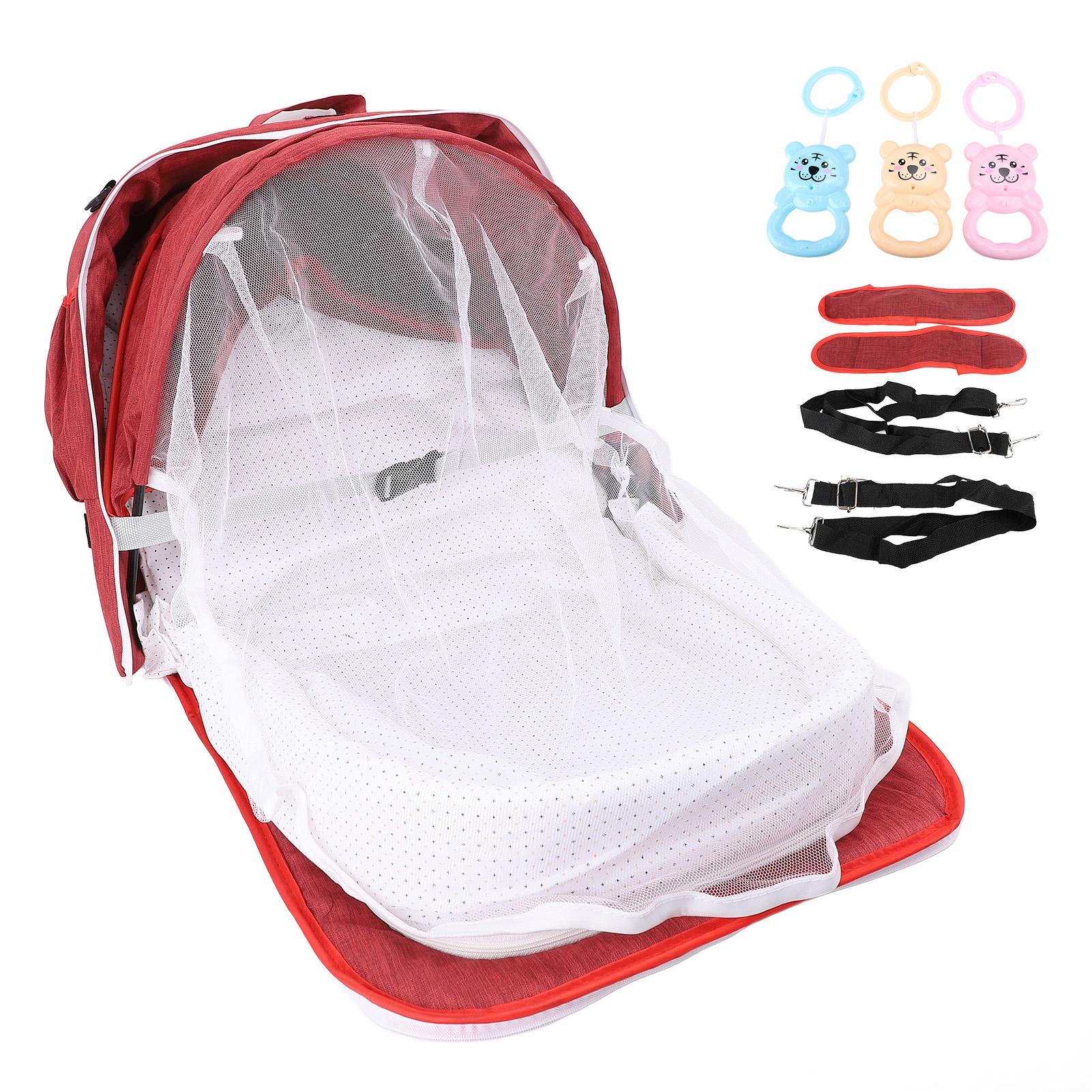 Baby Travel Bassinet Multifunctional Portable Bassinet Foldable Lightweight Bed Crib for Travel Red червоний
Baby Travel Bassinet Multifunctional Portable Bassinet Foldable Lightweight Bed Crib for Travel Red червоний