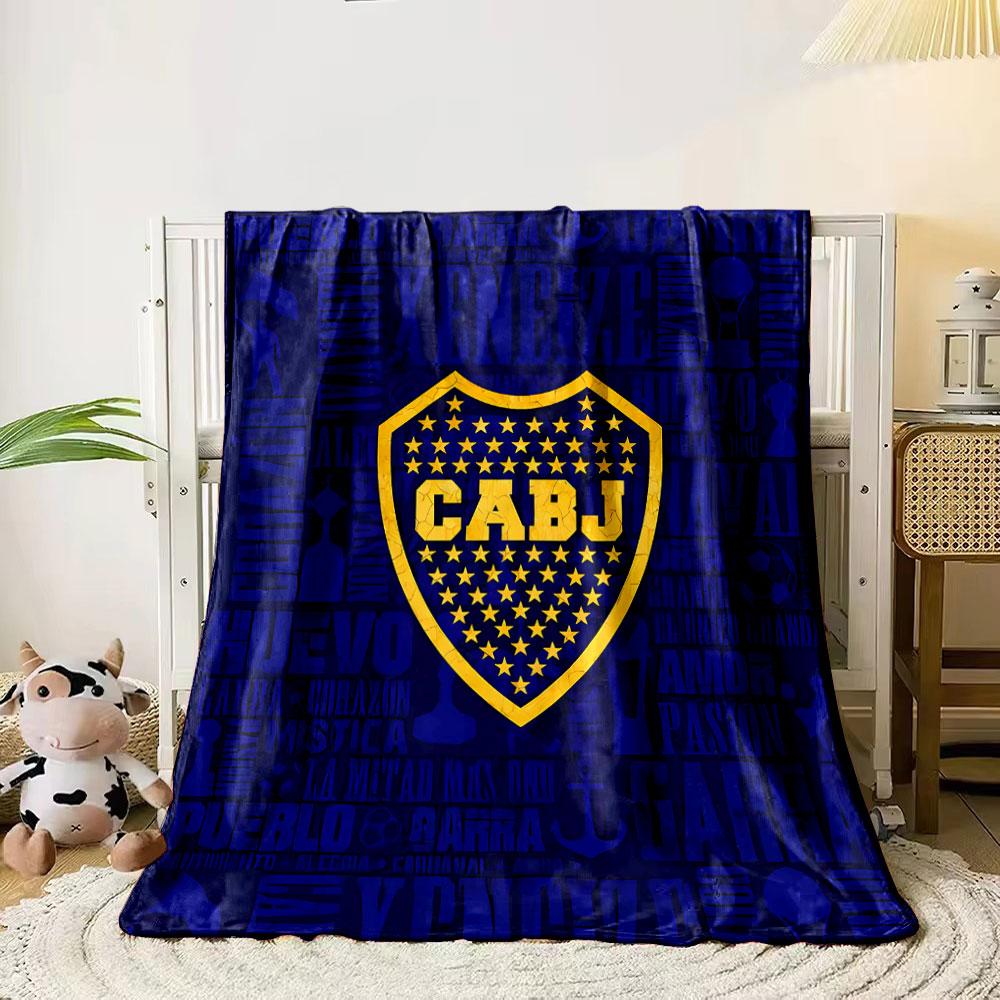 A yellow-bordered shield with stars and CABJ text on a blue background. for all seasons blanket lunch break throw gift 80cm x 120cm
A yellow-bordered shield with stars and CABJ text on a blue background. for all seasons blanket lunch break throw gift 80cm x 120cm