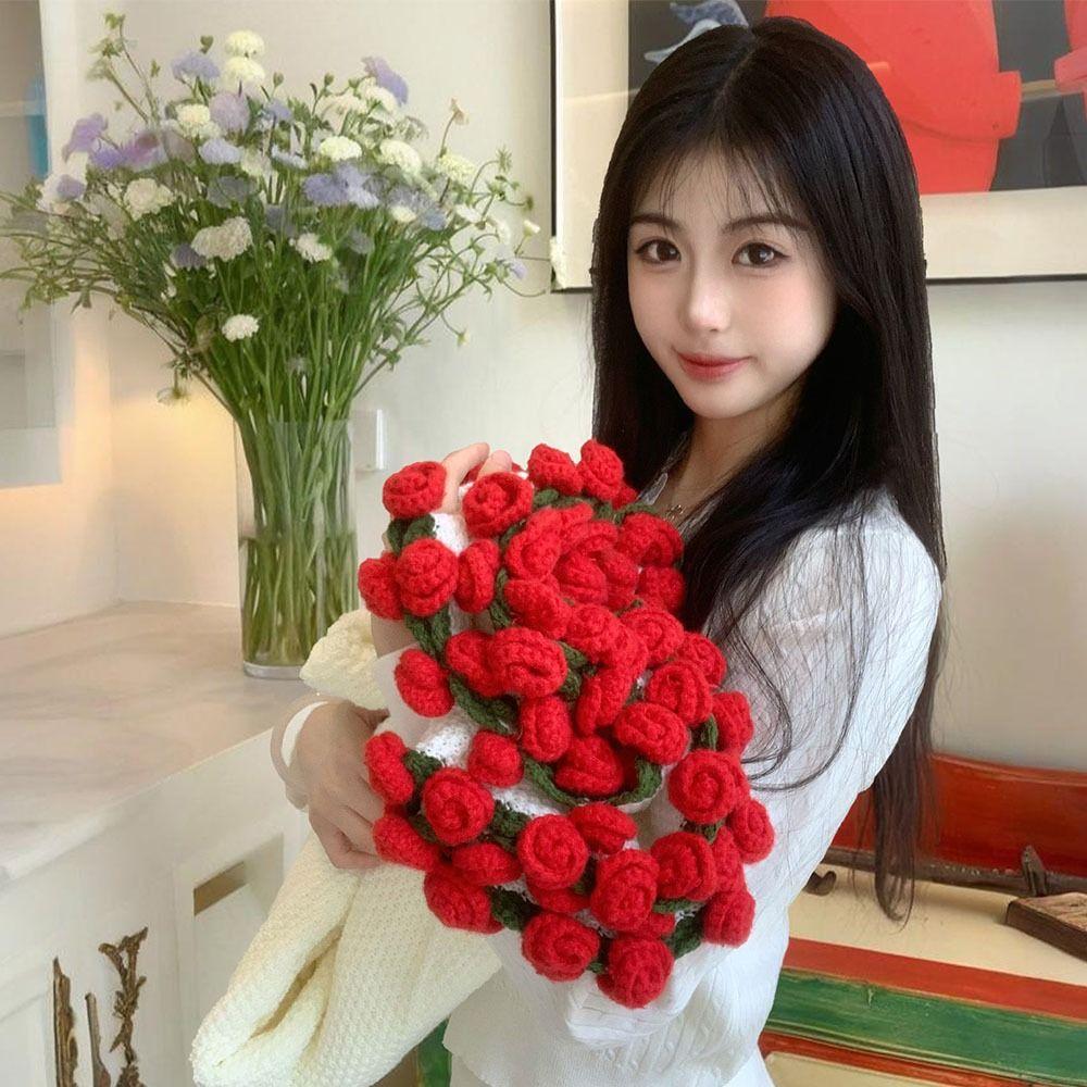 DIY Folding Rose Bouquet Blankets Handmade Crocheted Baby Blanket Bouquet Blanket Crochet Kit Gift 40cm-Rose
DIY Folding Rose Bouquet Blankets Handmade Crocheted Baby Blanket Bouquet Blanket Crochet Kit Gift 40cm-Rose