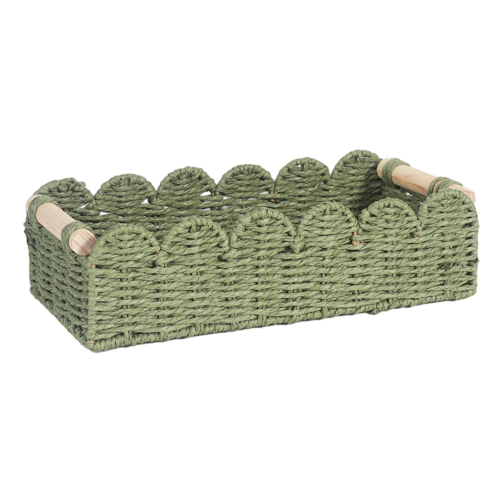Woven Storage Basket, Desktop Coffee Table Storage Box, Snack And Cosmetic Storage Basket, Wicker Storage Box One Size
Woven Storage Basket, Desktop Coffee Table Storage Box, Snack And Cosmetic Storage Basket, Wicker Storage Box One Size