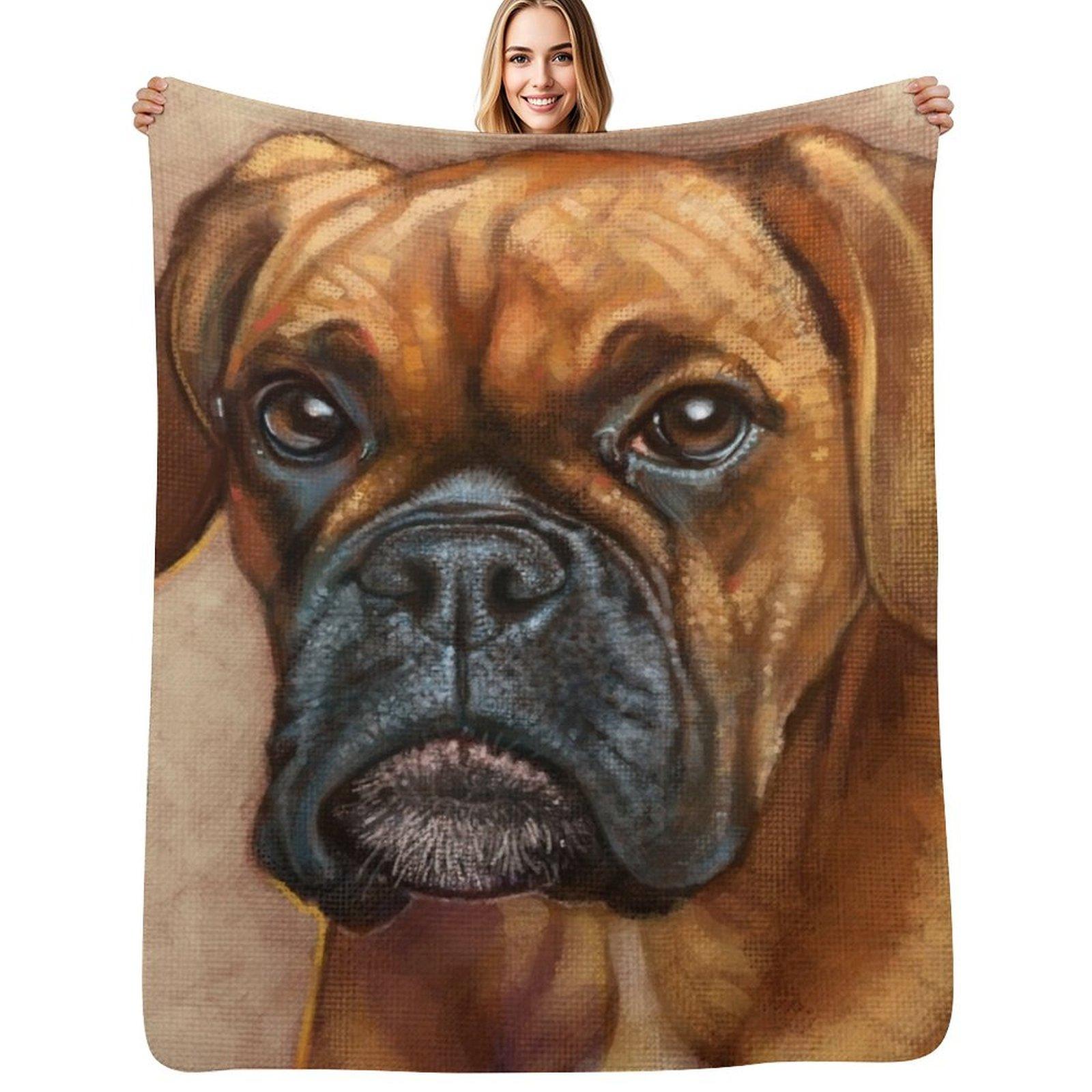 Boxer Throw Blanket Ultra Plush Cozy Blanket for Napping Sleeping 102x76cm(40x30in)
Boxer Throw Blanket Ultra Plush Cozy Blanket for Napping Sleeping 102x76cm(40x30in)