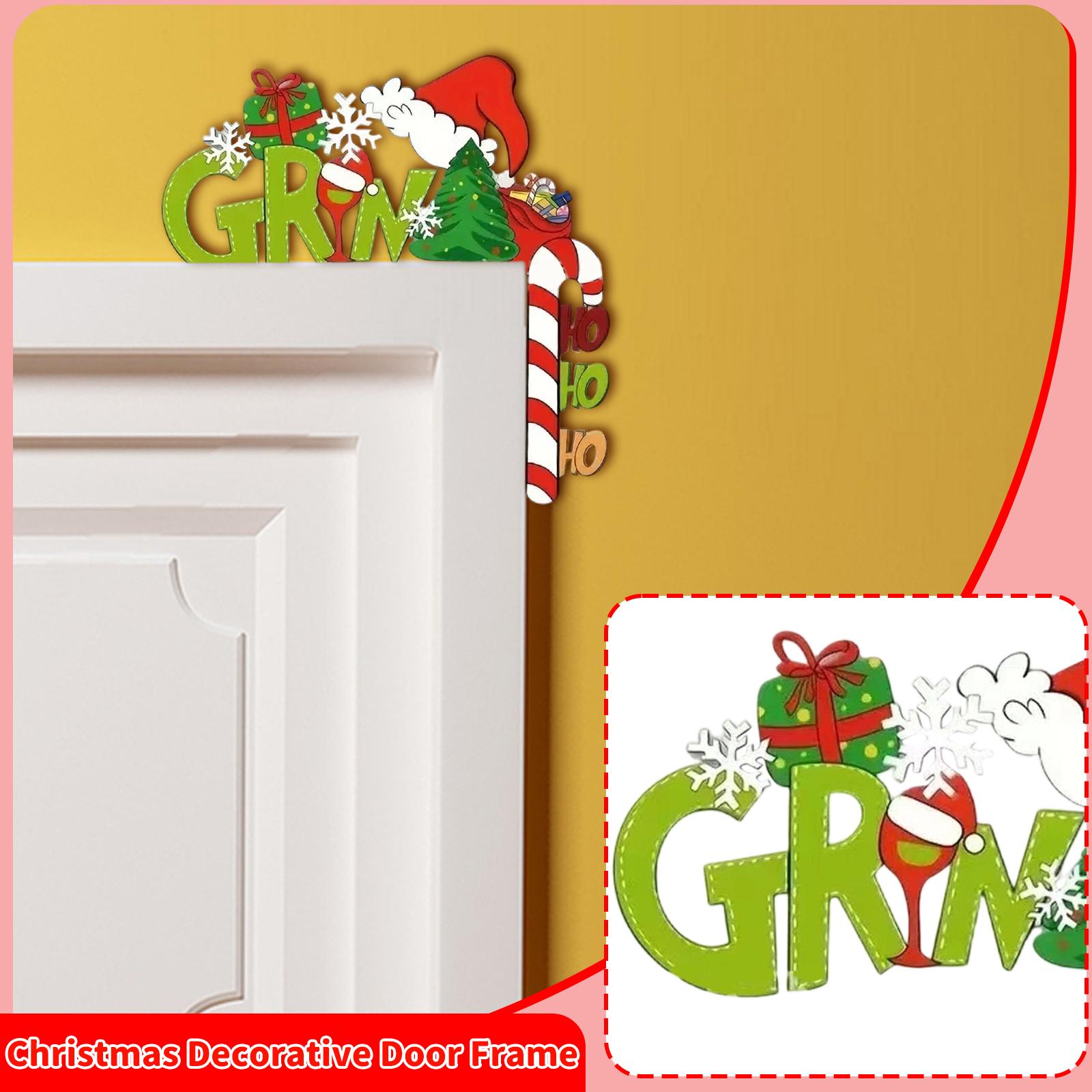 Рождественский угловой декор для дверного проема, деревянное украшение, декор для крыльца, деревянная рамка, наклейка для украшения угла стены дома, двери One Size
Рождественский угловой декор для дверного проема, деревянное украшение, декор для крыльца, деревянная рамка, наклейка для украшения угла стены дома, двери One Size
