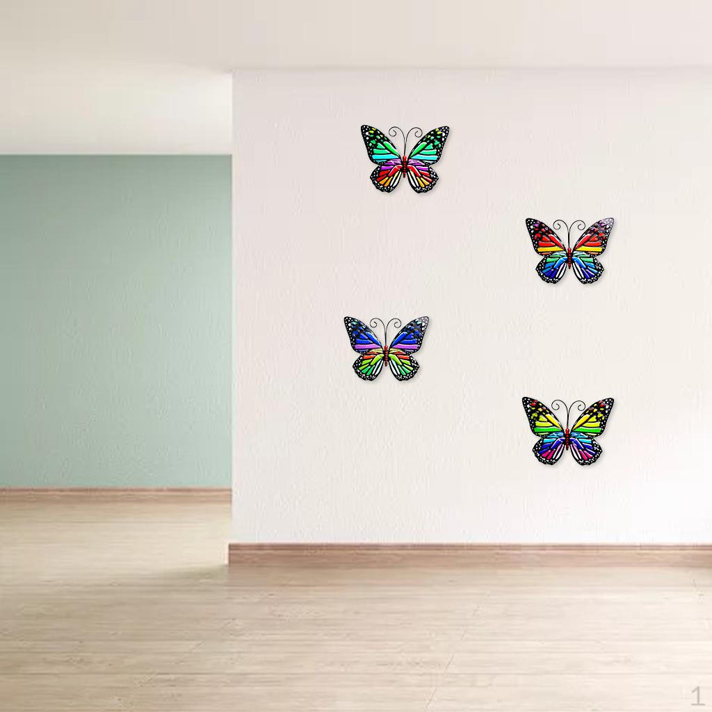 4 Pieces Metal Multicolor Butterfly Wall for Garden Fence Yard Bedroom,Indoor or Outdoor
4 Pieces Metal Multicolor Butterfly Wall for Garden Fence Yard Bedroom,Indoor or Outdoor