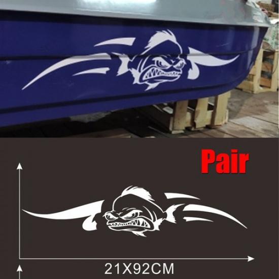 2x White Fish Boat Yacht Sticker Vinyl Graphics Decals Body Decor Trim Universal
2x White Fish Boat Yacht Sticker Vinyl Graphics Decals Body Decor Trim Universal