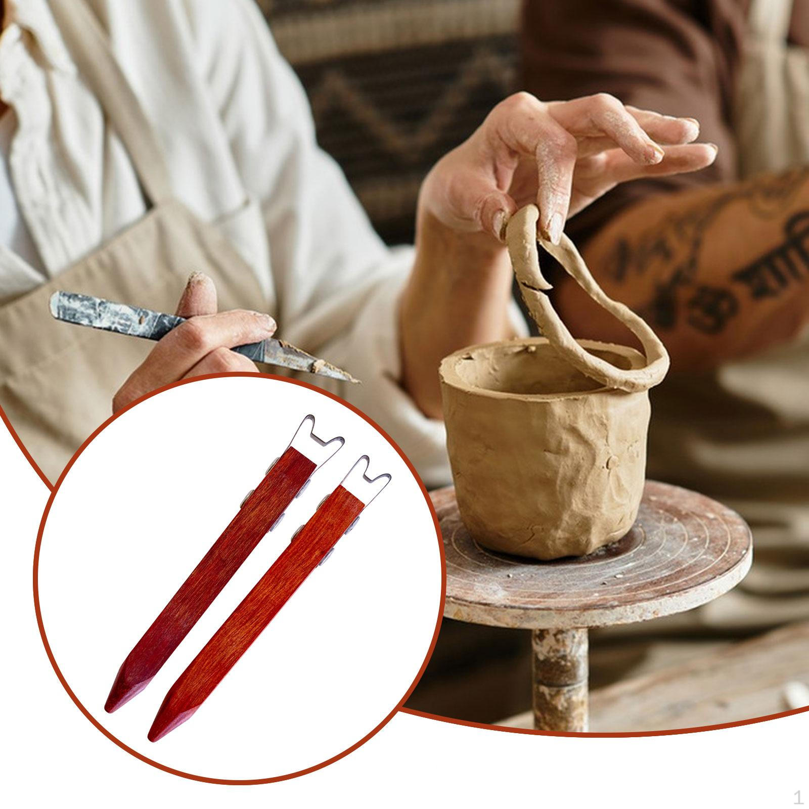 2x Pottery Trimming Tools Clay Sculpting Ergonomic Comfortable Grip Foot Trimmer Bottom
2x Pottery Trimming Tools Clay Sculpting Ergonomic Comfortable Grip Foot Trimmer Bottom