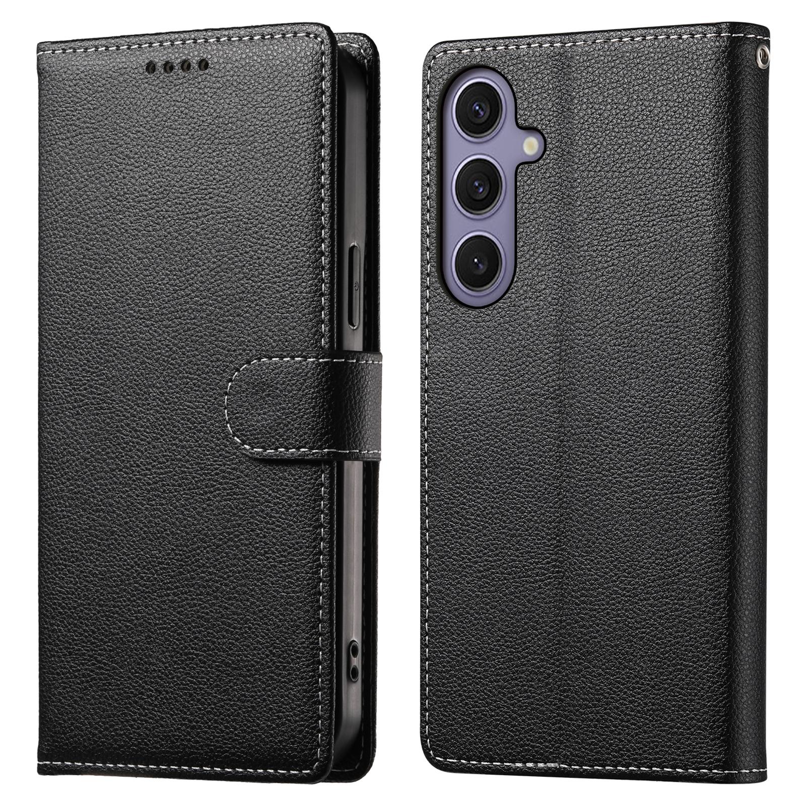 DF-012 For Samsung Galaxy S24 Case Litchi Texture Leather Wallet Stand Phone Cover Black
DF-012 For Samsung Galaxy S24 Case Litchi Texture Leather Wallet Stand Phone Cover Black