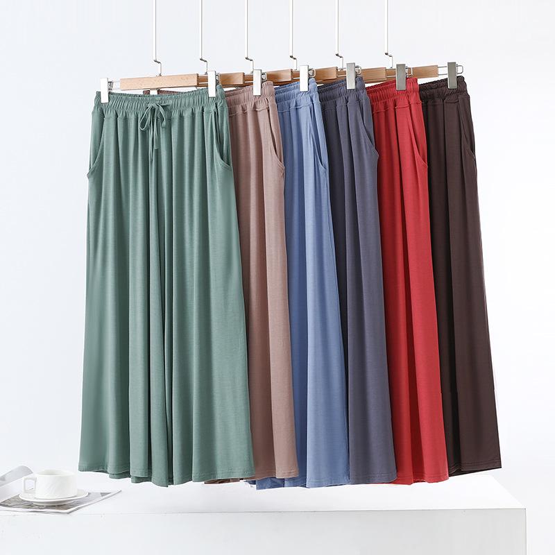 Spring 2025 High Waist Wide Leg Modal Pants - Plus Size, Lightweight, Casual, with Pockets XL
Spring 2025 High Waist Wide Leg Modal Pants - Plus Size, Lightweight, Casual, with Pockets XL
