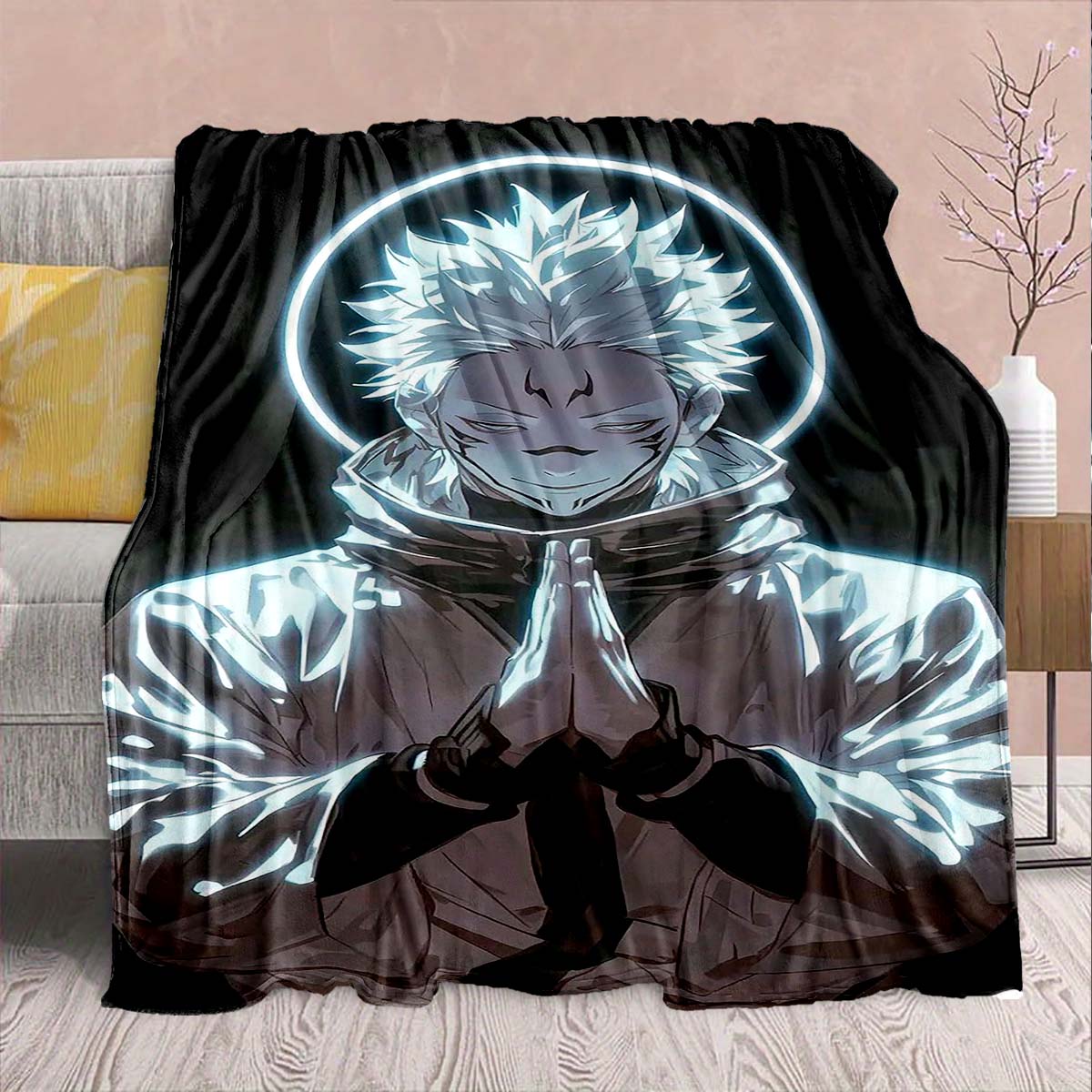 Jujutsu Kaisen Flannel Sofa Blanket Warm Soft Cozy Throw Lightweight Plush Bed Home Decor -QJY 75x90cm
Jujutsu Kaisen Flannel Sofa Blanket Warm Soft Cozy Throw Lightweight Plush Bed Home Decor -QJY 75x90cm