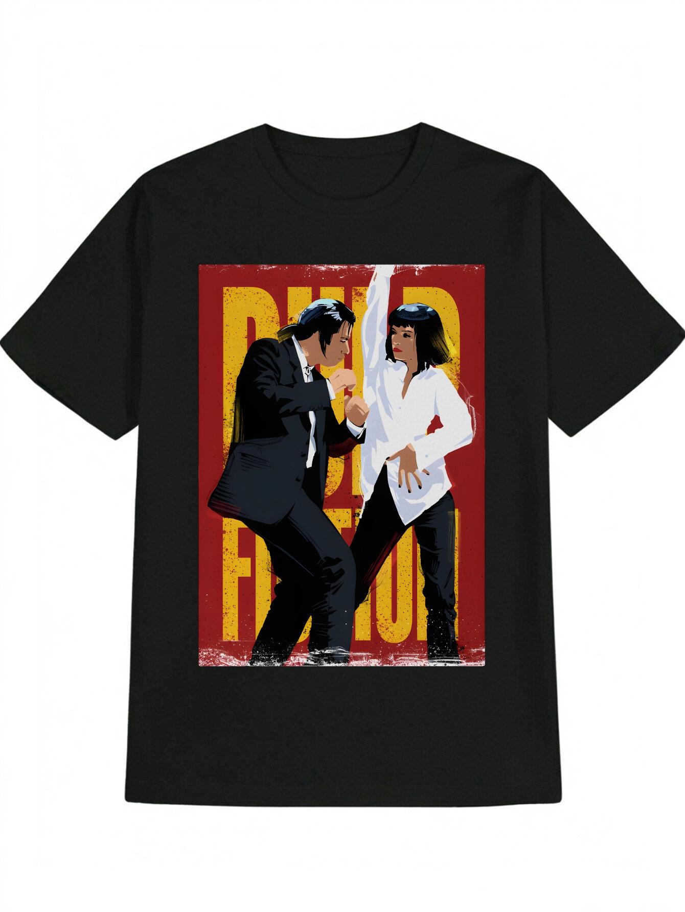 Casual Crew Neck T-shirt with PULP F Print L
Casual Crew Neck T-shirt with PULP F Print L