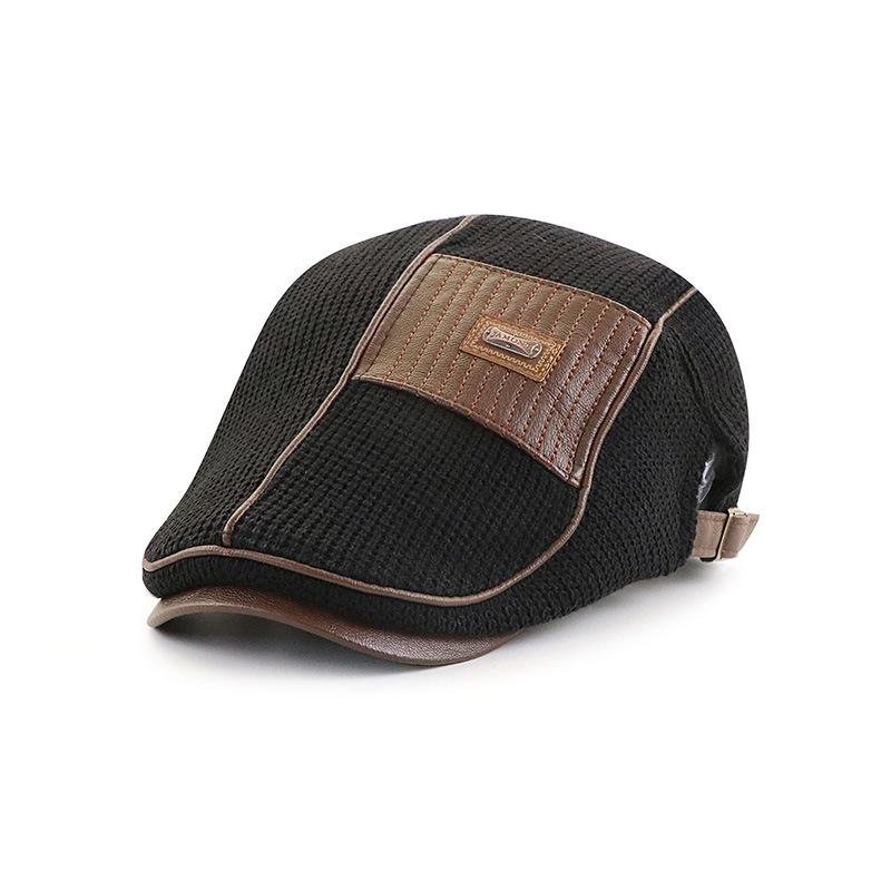New-style men s warm baseball cap with PU-paneled knit design Adjustable чёрный
New-style men s warm baseball cap with PU-paneled knit design Adjustable чёрный