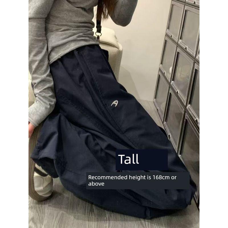 Navy Blue Wide-Leg Cargo Pants for Women, New Spring Style for Plus-Size Girls, Pear-Shaped Body, High-Waisted, Hip-Covering, Casual Sports Pants Navy Blue (Extended Version) Suggestion 40-47.5kg
Navy Blue Wide-Leg Cargo Pants for Women, New Spring Style for Plus-Size Girls, Pear-Shaped Body, High-Waisted, Hip-Covering, Casual Sports Pants Navy Blue (Extended Version) Suggestion 40-47.5kg