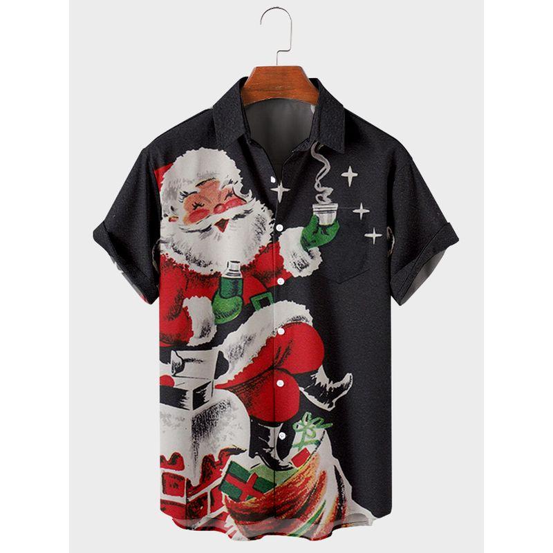 Printing Loose Short-Sleeve Shirt Top Print Loose Short Sleeve Shirt Top Navy Blue XS
Printing Loose Short-Sleeve Shirt Top Print Loose Short Sleeve Shirt Top Navy Blue XS