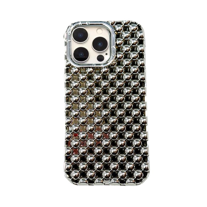 Fashion Platinig Silver Pearl Hollow Out Phone Case For iPhone 16 Pro Max 17 Air 15 13 14 Soft TPU Heat Dissipation Back Cover iPhone 15 Pro
Fashion Platinig Silver Pearl Hollow Out Phone Case For iPhone 16 Pro Max 17 Air 15 13 14 Soft TPU Heat Dissipation Back Cover iPhone 15 Pro
