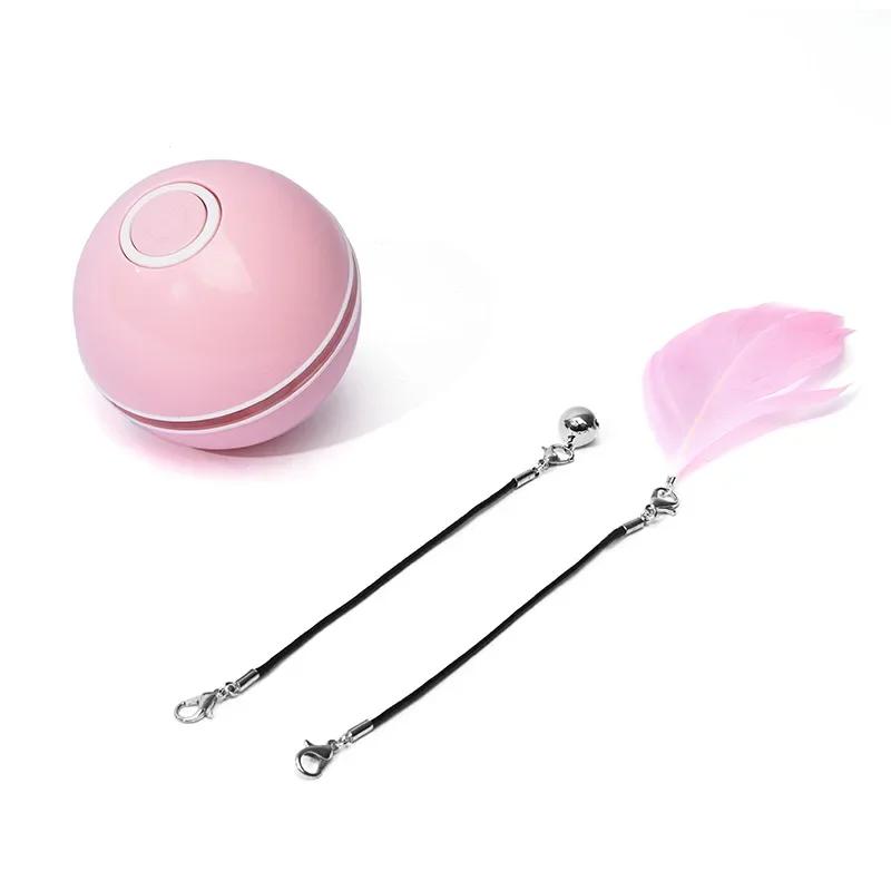 Smart Cat Color LED Feather Bell Toy Ball, Auto Ball Toy, Rotation USB Charging, Pet Accessories рожевий
Smart Cat Color LED Feather Bell Toy Ball, Auto Ball Toy, Rotation USB Charging, Pet Accessories рожевий