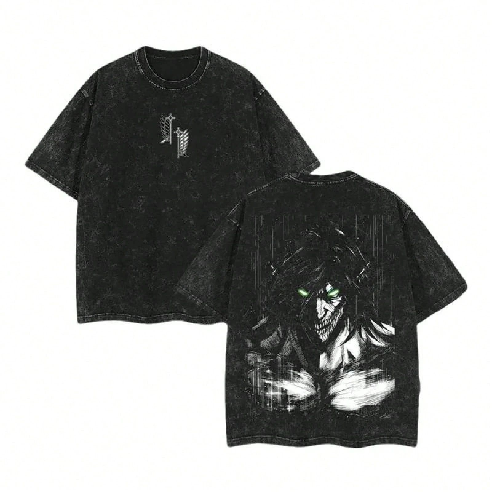 Attack on Titan Anime Printed Four Seasons Retro Cotton Washed T-shirt Harajuku Men s Women s Top L
Attack on Titan Anime Printed Four Seasons Retro Cotton Washed T-shirt Harajuku Men s Women s Top L