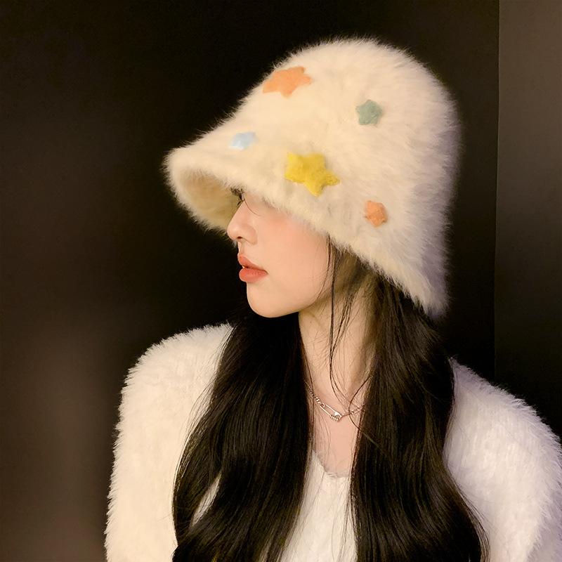 Star rabbit fur bucket hat 2025 autumn and winter new thickened plush plain hat to cover the face and show the washbasin hat adjustable (55-60cm)
Star rabbit fur bucket hat 2025 autumn and winter new thickened plush plain hat to cover the face and show the washbasin hat adjustable (55-60cm)